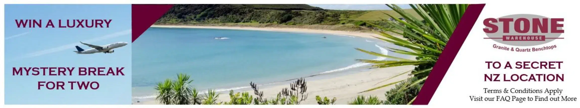 Win a Luxury Mystery Break for Two to A Secret Nz Location