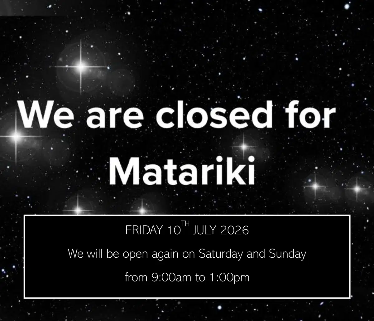 We are closed on Friday, 10 July 2026 for Mataraki